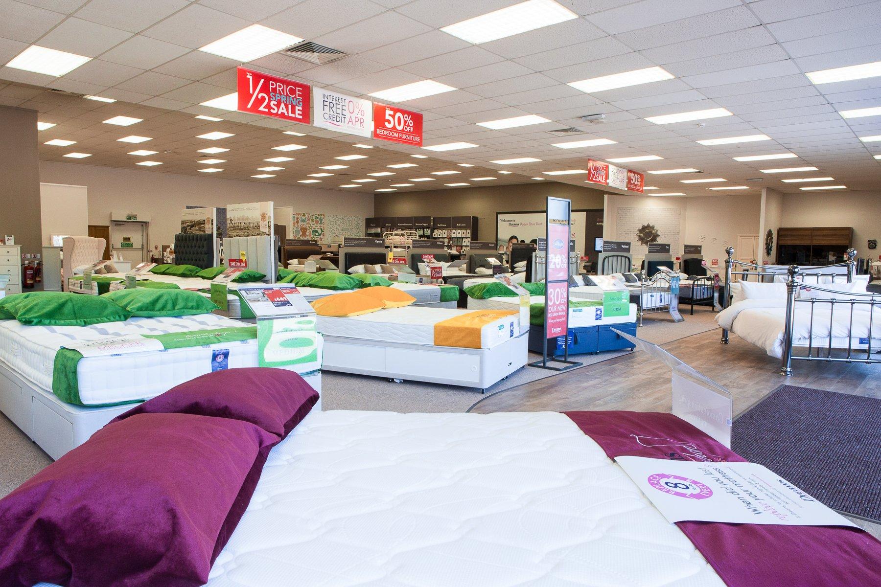 Dreams Store in Burton Upon Trent Beds, Mattresses & Furniture Dreams